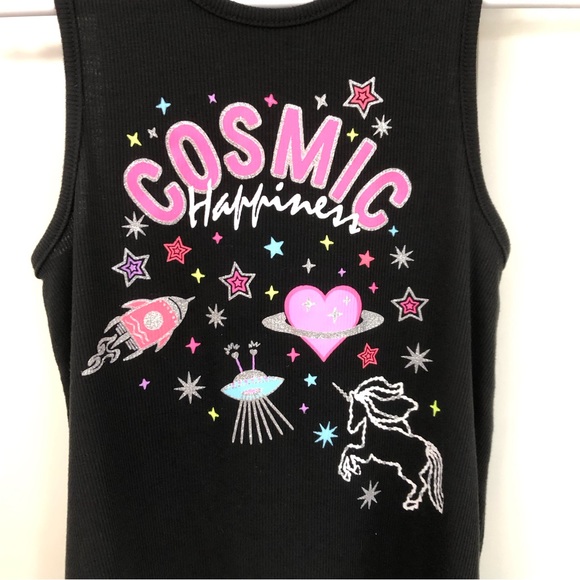 ๐Wonder Nation girls graphic ribbed tank top - Picture 2 of 6
